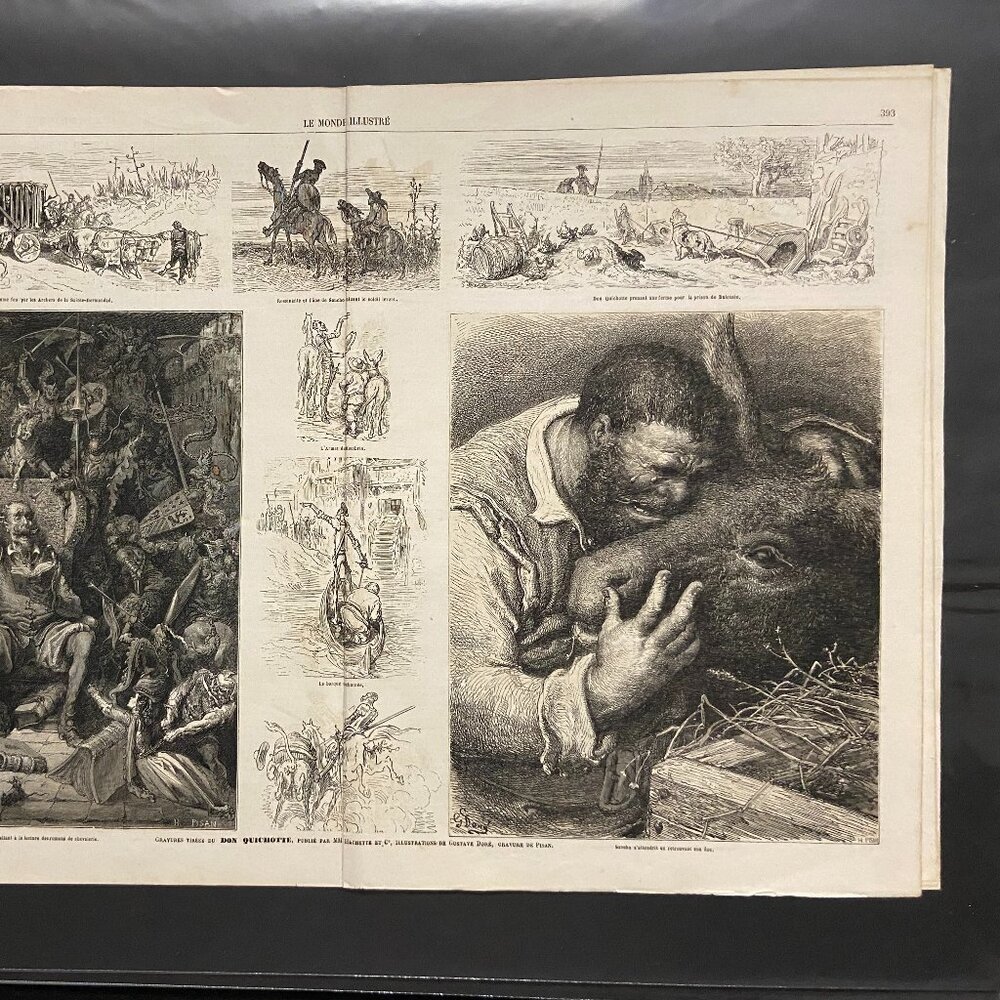 Gustave Dore, Don Quixote, Antique Print